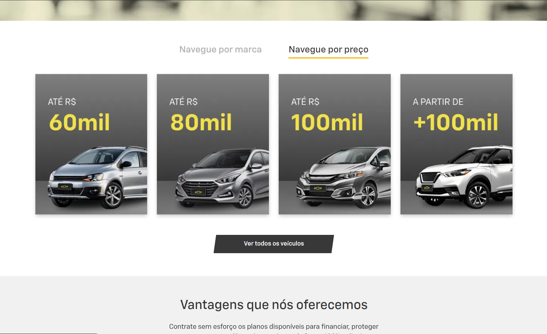 Chevrolet Seminovos Banner