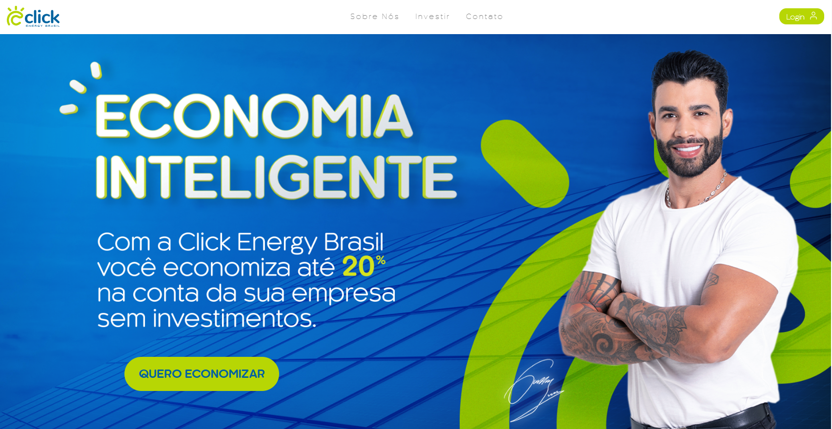 Click Energy Landing Page